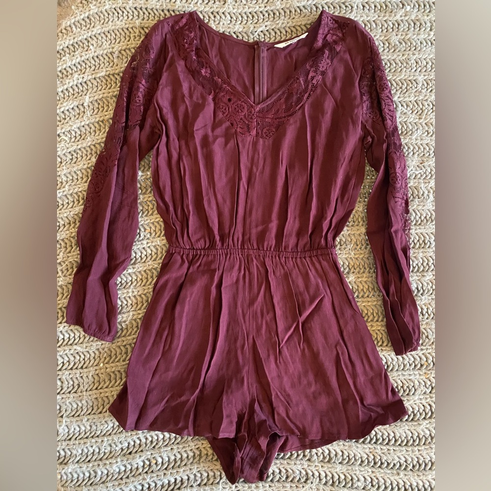 Maroon Romper - image 1